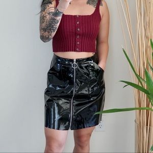 Brand new vinyl skirt